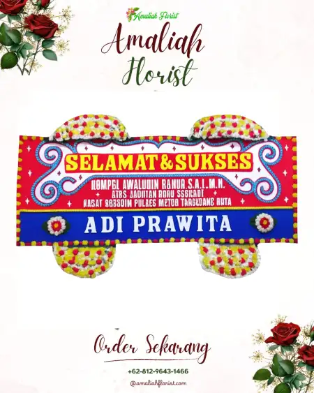 Papan Bunga Ucapan Selamat bungursari